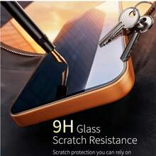 HD Displayschutzglas mit schwarzem Rand – 9H gehärtetes Glas, kratzfest, stoßfest, für iPhone 18 Pro Max/18 Pro/17 Pro Max/17 Pro/17/16/15/14/13/12/11/ProMax/Pro/Plus/Air-Serie + X XS XR XS Max, 2/3/5 Stück wählbar - 2 Stück - Übersicht 5