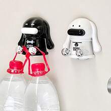 1pc Cartoon Puppy Wall Hole Cover Hook, Decorative Pipe Hole Cover, Bathroom Towel Rack Multi-Functional Hole Plug - Multicolor - View 3