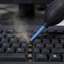 qialeduo Mechanical Keyboard Cleaning Kit Keycap Puller Air Duster Brush Anti-Static Tweezers Keyboard Maintenance Tool Set - View 5