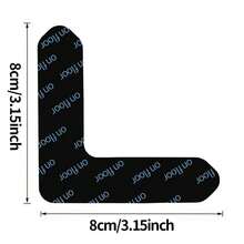8pcs L-Shaped Carpet Anti-Slip Pads, Washable & Reusable Rug Grippers, High-Adhesion Non-Marking Silicone Material, L-Shaped Corner Design Fits Carpet Corners, Breathable Perforated Craft, Firm Adhesion Resistant To Curling & Shifting, No Residue When Removed, For Tile, Wood, Marble Floors, Suitable For Living Room Carpet, Entryway Mat, Bedroom Rug, Door Mat, Prevents Carpet Sliding & Curling - Multicolor - View 7
