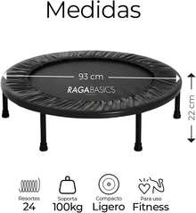 Fitness Trampolines - Black - View 8