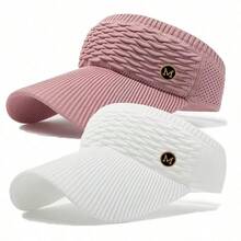 2 Packs Unisex Lightweight Design, Upgraded Version, M Logo, Suitable For Outdoor Sports And Cycling, Comfortable And Breathable Women's Sun Hat - B - View 13