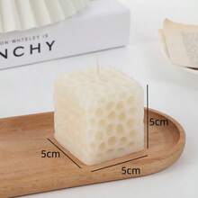1pc Personalized Creative Honeycomb Scented Candle For Home Interior Decoration, Props For Photography, Gift For Parties Or Holiday, Companion Candle For Presenting - Multi-color - View 11