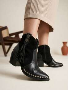 Women Ankle Boots & Booties - Black - View 1