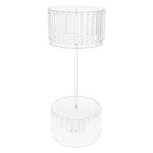 2-stufiges Hochzeits Tischmittelstück Blumenständer, dekorativer Blumenhalter mit Anhängern, Tischdekoration für Hochzeit, Empfang, Party und Feierlichkeiten - 2-stufig - Übersicht 6