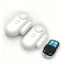 Alarma de puerta inalámbrica - Alarma controlada por control remoto (Opcional: Con o sin control remoto) - Alarma de apertura de ventana - Sensor de  para el hogar - Alarma de piscina - Timbre de puerta/magnético multifunción, Alarma de puerta del refrigerador/Alarma de entrada forzada de la puerta de la piscina - Blanco - Ver 15
