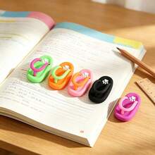 Cute Funny Mini Flip-Flop Eraser, Multi-Color Cat Paw Shaped Eraser, 3D Mini Flip-Flop Eraser, Fun Shaped Eraser, Student Daily Writing Correction Stationery Decor - Multicolor - View 2