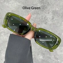 WSZ Fashion Square Small Frame Unisex Glasses Provide A Variety Of Color Options Suitable For Street Wear Music Festivals Beach Trips Photo And Daily Wear - 6128-a - View 21