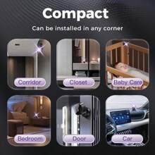 Mini Wireless WiFi Hidden Spy Camera, Nanny Cam, Smart Home Pet/Baby Monitor, Indoor/Outdoor Universal, 1080P, Remote Portable, Phone App Room Camera - Multicolor - View 6