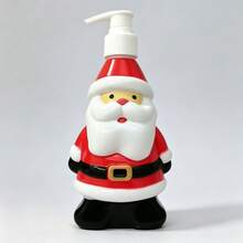 1pc Santa Claus Pattern Soap Dispenser, Refillable Pump Bottle, Suitable For Hand Soap, Shampoo, Body Wash, Screw Cap, Unscented, Bathroom Decor, Christmas Theme Liquid Storage, Bathroom Soap Dispenser, Home, Bathroom Decor, Christmas Gift - B - View 12