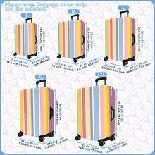 1PC / Flat Print Design / Luggage Protective Cover (Only Protective Cover, Luggage Not Included) / Suitable For 20 To 28 Inch Luggage / Made Of Thickened Fabric / Essential Accessory For Your Travel And Checked Luggage. - Multicolor - View 4