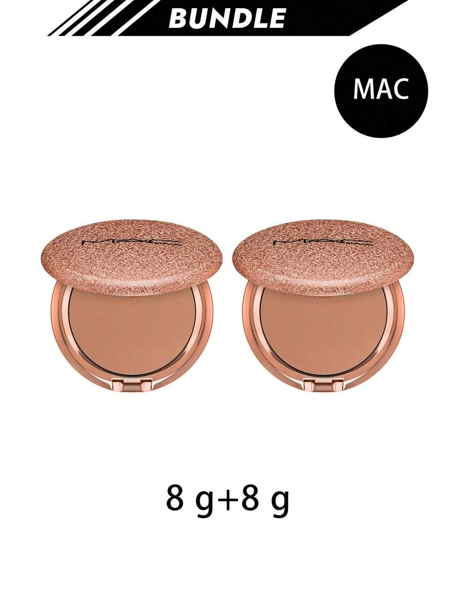 MAC [Bundle] Skinfinish Sunstruck Matte Bronzer Matte Light Golden 8 G X 2 - Matte Light Golden - View 1