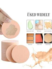 5pcs/1pc Spons Rias Wajah Bulat Besar yang Dapat Dicuci, Lembut dan Bebas Bedak, Digunakan untuk Membaurkan, Alat Rias Studio Fotografi, Spons Rias Lembut, Cocok untuk Alas Bedak, Bedak Tabur dan Krim, Alat Rias, Lembut dan Ramah Kulit Tanpa Menyerap Bedak, Spons Rias Khusus Alas Bedak Cair, Perlengkapan Perjalanan, Murah, Puff Bedak, Perjalanan, Hadiah, Perlengkapan untuk Penata Rias - MultiWarna - View 11