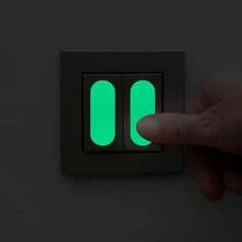 10PCS Glow-In-The-Dark Stickers For Car Door Handles, Light Switch Night Stickers, Suitable For Car, Motorcycle, Home Light Switches - 10pcs - View 4