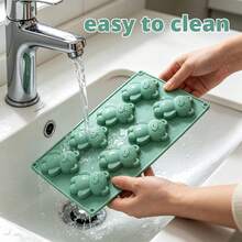 1pc Cute Bear Shaped Silicone Cake Mold, Cartoon Baking Mold For Making Candy, Cake, Chocolate, Fruit Ice, Cake Decoration, Candle, Handmade Soap, Etc. - Gray-732 - View 9
