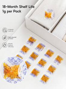 Silica Gel Desiccant Moisture Absorbent, Reusable Color-Changing Dehumidifier, Suitable For Drying Grains, Electronics, Cameras, Wardrobe Storage Boxes Mold Protection, Long-Lasting Freshness Tool For Home Storage Boxes - Multicolor - View 6