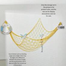 Woven Padded Animal Storage Hammock, Wall-Mounted Plush Doll Mesh Storage Bag, Children's Nursery And Playroom Decor - Multicolor - View 21