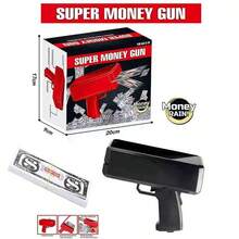 Super Money Gun Toy, Perfect For Lively Party Atmosphere, Use By Raising Up During Football Games And Competition Parties, Includes 10 Pieces Of Prop Dollars - Multicolor - View 12