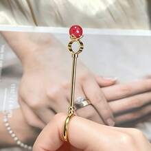 Cabin puff 1pc Fine Glitter Round Bead Cigarette Holder, Multi-Color Options, Cigarette Stand, Fixed Bracket, Smoking Accessory, Small Gift Item - View 11