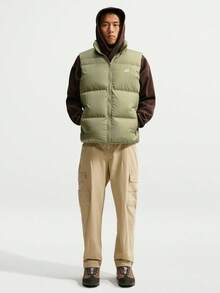 Nike Men's AS M NK TF CLUB PUFFER VEST 65 Outdoor Down Vest IB2978-377 - Army Green - View 5