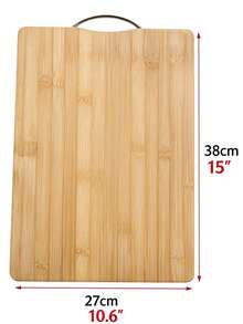 Bamboo Cutting Board Set With Metal Storage Rack, 4pcs Labeled Chopping Boards For Meat Fish Vegetable Chicken, Separated Food Prep Boards, Kitchen Counter Organizer,Easy To Clean,Kitchen Essentials,Kitchen Accesory - Bamboo and Wood Color - View 11