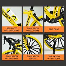 Children's 1:8 Scale Realistic Road Bike Assembly Model Toy, Multi-Part DIY Assembly Toy, Desktop Decoration Ornament, Parent-Child Interactive Handmade Toy, Boys' Collectible Ornament, Random Accessory Colors, Suitable For Boys Aged 3 And Above For Parent-Child Interactive Play - Multicolor - View 10