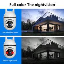 szsinocam 1pc 1296P High Definition PTZ Security Camera, 2.4G WiFi Wireless Surveillance Camera, 360° Pan/Tilt Rotation, Full Color Night Vision, PIR Motion Detection, Two-Way Audio, AI Human Tracking, Home Security Camera - White - View 4