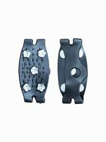 1 Pair Silicone Ice Cleats, Non-Slip Shoe Toe Grips, Suitable For Winter Snow Outdoor Activities - Multicolor - View 13