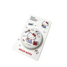 Miniso (1PC)  Characters Travel Series Soft Bread Double-Sided Folding Compact Mirror,  White & Blue 2 Colors, Portable Pocket Makeup Mirror, Normal & Magnifying Dual Mirror Surface, Travel Cosmetic Accessory, Girls Gift - Multicolor - View 11