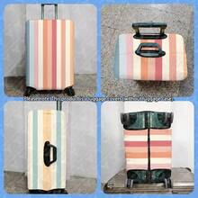 1PC / Flat Print Design / Luggage Protective Cover (Only Protective Cover, Luggage Not Included) / Suitable For 20 To 28 Inch Luggage / Made Of Thickened Fabric / Essential Accessory For Your Travel And Checked Luggage. - Multicolor - View 10