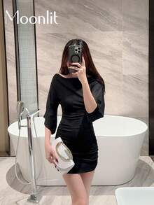1件歐美時尚金屬裝飾迷你方盒手拿包，高端亮面金屬條手持晚宴包，女士優雅奢華晚禮服搭配包，設計師PU皮革派對包/浪漫婚禮手拿包/舞會包/雞尾酒會包，附金屬鏈條返校舞會包 - 白色 - 查看 11