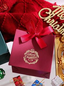 10pcs Christmas Gift Boxes, Christmas Gift Decoration Boxes, Christmas Decor Gift Boxes, Christmas Party Supplies Gift Boxes, Christmas And Valentine's Day - View 7