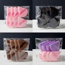 8pcs Makeup Sponge Set, Triangle Makeup Sponge, Reusable, Soft Fluffy Surface, Suitable For Face And Body Foundation Sponge, Loose Powder, Dry Use Makeup Tool Puff - Multicolor - View 2