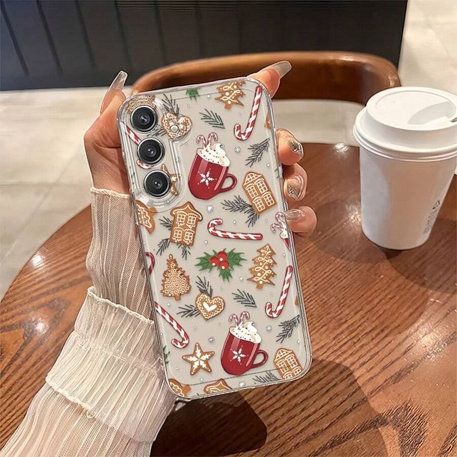 Christmas Sweet TPU Phone Case Compatible With IPhone 11/12/13/14/15/16/16 Pro/16 Pro Max/17/17 Pro/17 Pro Max/18 Pro/18 Pro Max - Multicolor - View 1