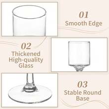 3-Piece Glass Tealight Holder Set, Glass Candle Holders For Table Decor, Decorative Candle Holders For Home And Table Decoration - 3pcs - View 5