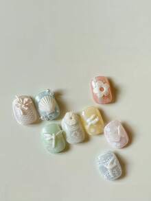 Cetakan Silikon Transparan Tinggi Bentuk Cincin Capung & Kupu-kupu Vintage Baru Musim Gugur/Dingin, Desain DIY Nail Art 3D, Cetakan Silikon Transparan Tinggi - Clear - View 2