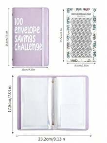 Savings Folder, Challenge Savings Folder Envelopes ($1000), Reusable Budget Planner, Cash Envelopes, Matte Cover, Cash Savings Challenge Notebook Folder, Travel Organizer, Makeup Bag, Vacation Organizer, Organizer For Custom Goals And Rewards Financial Strategy, Cash Envelope Wallet And Planning System, Suitable For Home, Gifts, Vacations And Holidays, Valentine's Day Gift, Holiday Gift, Best Gift For Friends - Multicolor - View 12