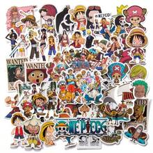 bandai 1 Set 50Pcs One Piece Cute Cartoon Stickers, Waterproof Cool Anime Decals For DIY Skateboard, Phone Case, Laptop & Motorcycle - Multicolor - View 9
