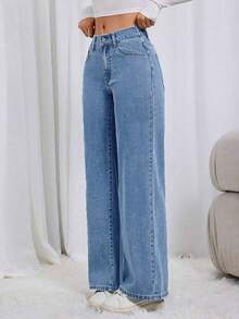 Women Jeans - Blue - View 5