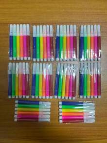 6/30/60pcs Mini Colorful Markers, Portable, Suitable For Drawing, Coloring, Marking And Note Taking, Alcohol Markers, Wedding - Multicolor - View 7