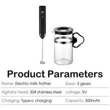500mAh Rechargeable Handheld Milk Frother, Portable Cream Frother, Electric Mixer, Suitable For Latte, Cappuccino, Hot Chocolate, Protein Shake, Coffee Lover's Gift Choice - Multicolor - View 11
