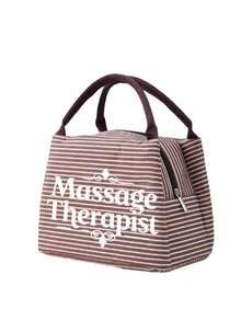 "Massage Therapist "Printed Toiletry Bag, DCosmetic Organizer, Foldable Travel Storage Case, Great For Weekend Getaway, Camping, ThanksgivingGift - Multicolor - View 15