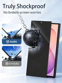 2 Packs Privacy Screen Protector ForSamsung Galaxy Z Fold 8 Ultra (Compatible With Galaxy Z Fold 8, Z Fold 7, Z Fold 6, Etc.) – 9H Hardness Anti-Scratch Tempered Glass, Case-Friendly, Mobile Accessory - Black - View 4