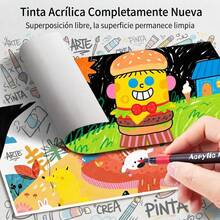 Kids Coloring Pens & Markers - Black - View 3