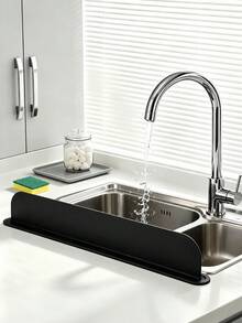 Waterproof Sink Splash Guard Block Splashing Water Washable Sink Basin Splash Blocker For Lab Sink Vegetable Basin Dishwasher Anti-Splash Water Barrier Sink Protector Apartment Home Room Bathroom Decor RV Coffee Bar Kitchen Accessories Essentials - Multi-color - View 11