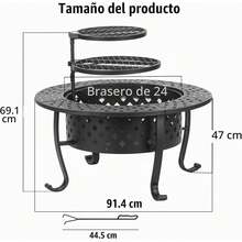 Fire Pits & Outdoor Fireplaces - Black - View 5