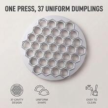 1PC Aluminum Alloy Dumpling Maker - 37-Hole Manual Pasta Press, Suitable For Pasta, Wonton And Meat Dumplings, Easy-To-Use Kitchen Gadget, Suitable For Home Baking And Dumpling Making, Dumpling Mold, Compact Design, Pasta Lovers, Kitchen Supplies, Kitchen Gadgets, Kitchen Accessories, Home Kitchen, Kitchen Supplies - View 10