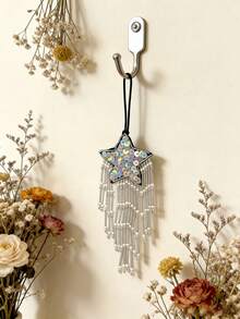 Summer Pentagram Tassel Hanging Rope Bag Charm - Multicolor - View 2