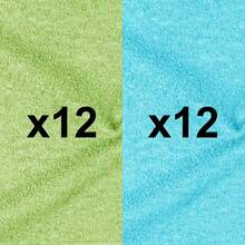24pcs Face Towel Set, Soft Absorbent Face Cloth, Suitable For Bathroom And Gym, High Absorbency Soft Touch Fingertip Towel, Reusable Durable Machine Washable Face Cloth, Multi-Color, 10x10 Inches - Multicolor - View 25