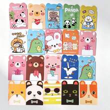 20pcs Cute Animal Mini Notebook,Cartoon Pocket Journal,Portable Notepad For Students,Animal Shaped Notebook,Stationery Gift For Party Favor,Reward - Multicolor - View 6